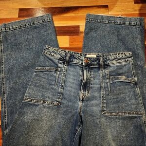 Maurices Vintage Blue Wide Leg Jeans